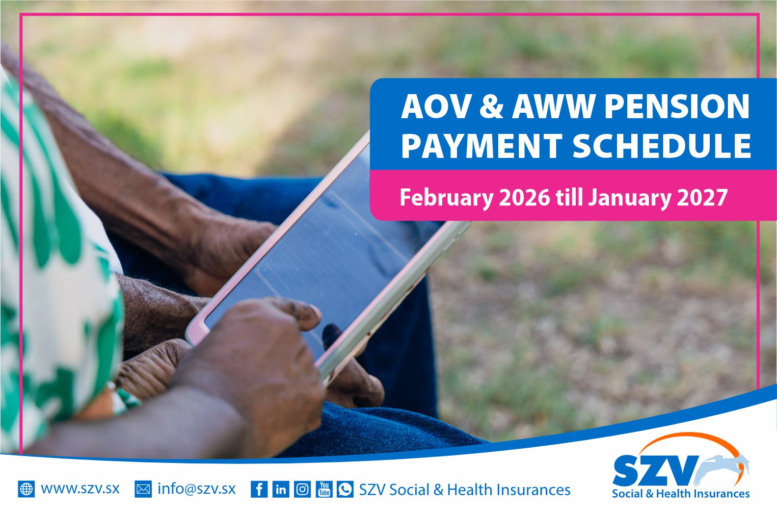 2026 AOV/AWW Pension Payment Schedule